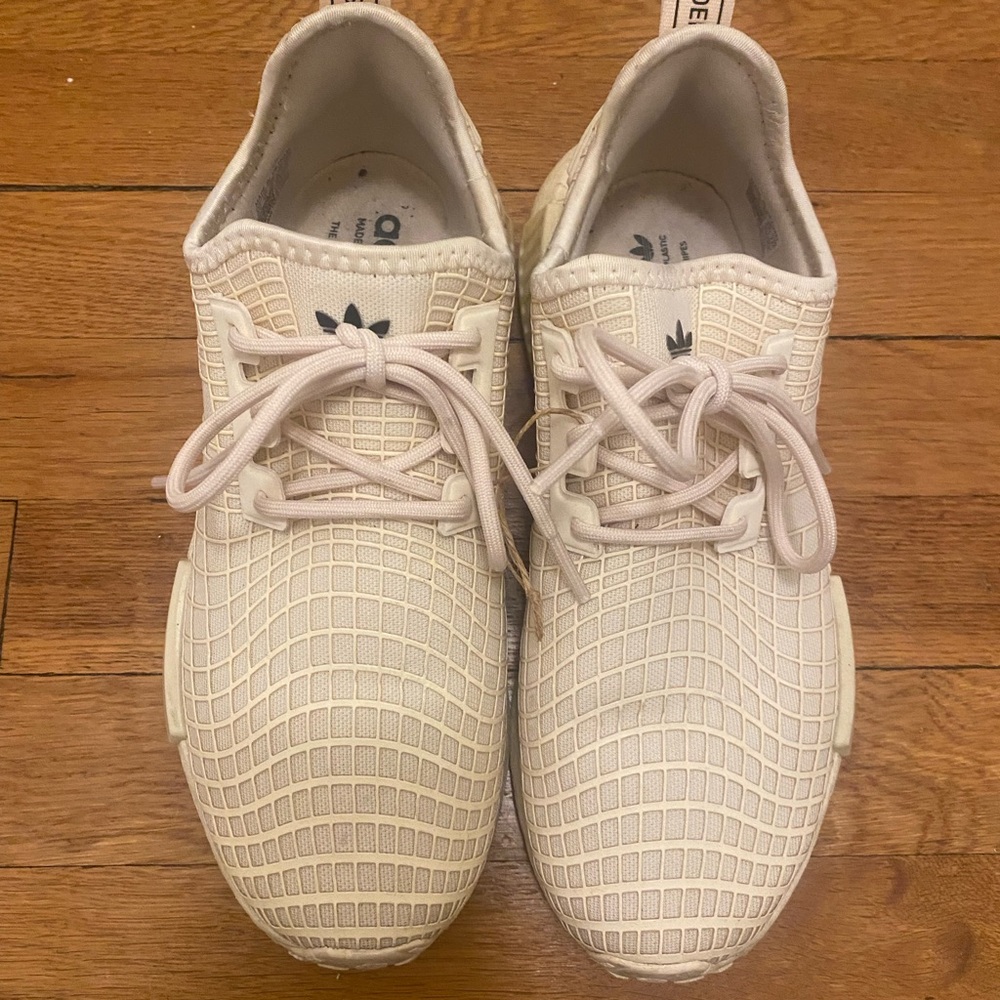 Adidas Originals NMD_R1 sneakers in ecru tint (fits like size 8)
